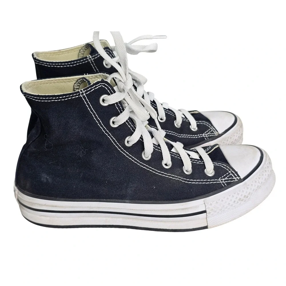 Converse Chuck Taylor All Star High Top Navy Blue Kids Size 5.5 Sneakers 272855F
